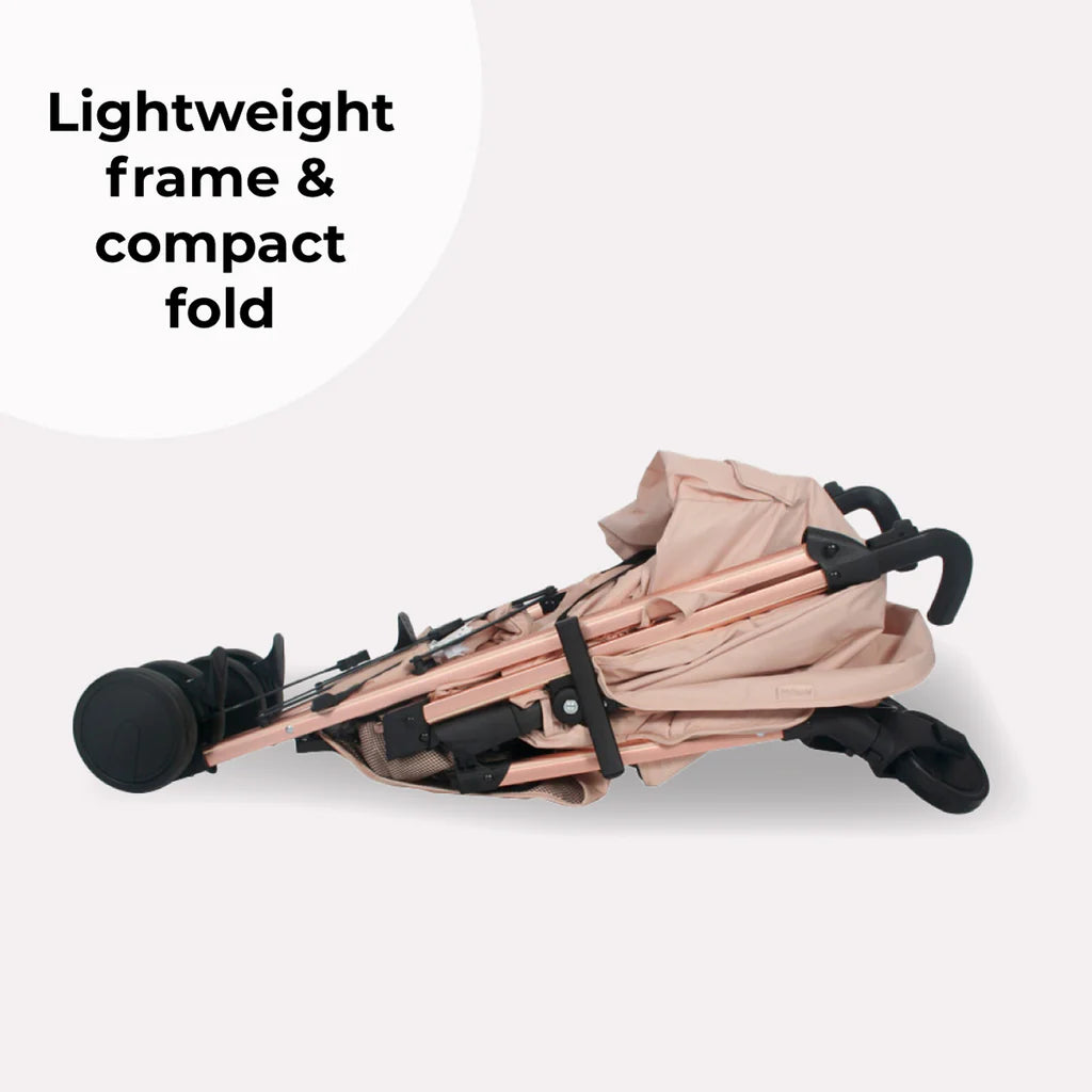 My Babiie MB51 Plus Stroller - Rose Gold Blush
