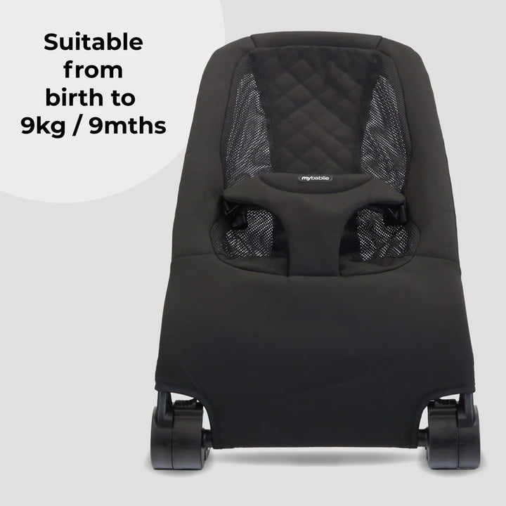 My Babiie Reclining Baby Bouncer - Black