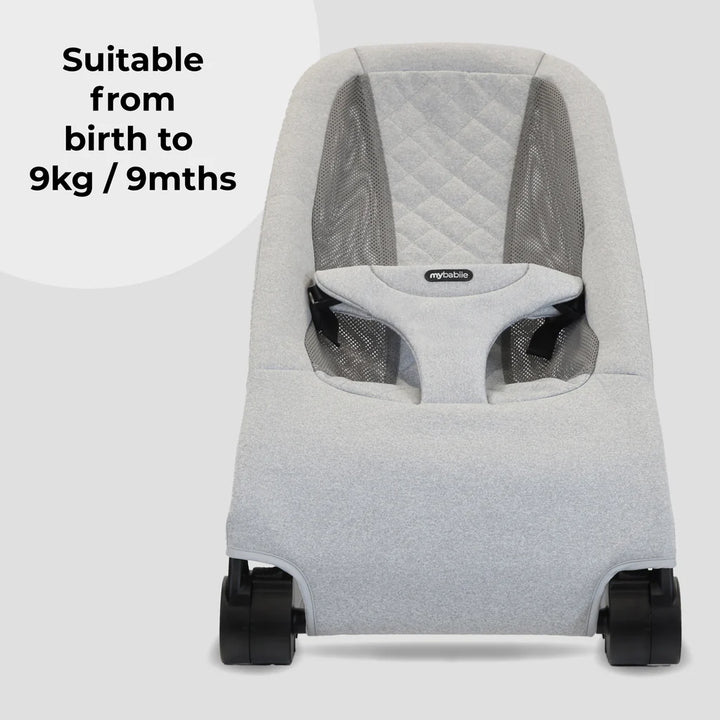 My Babiie Reclining Baby Bouncer - Grey