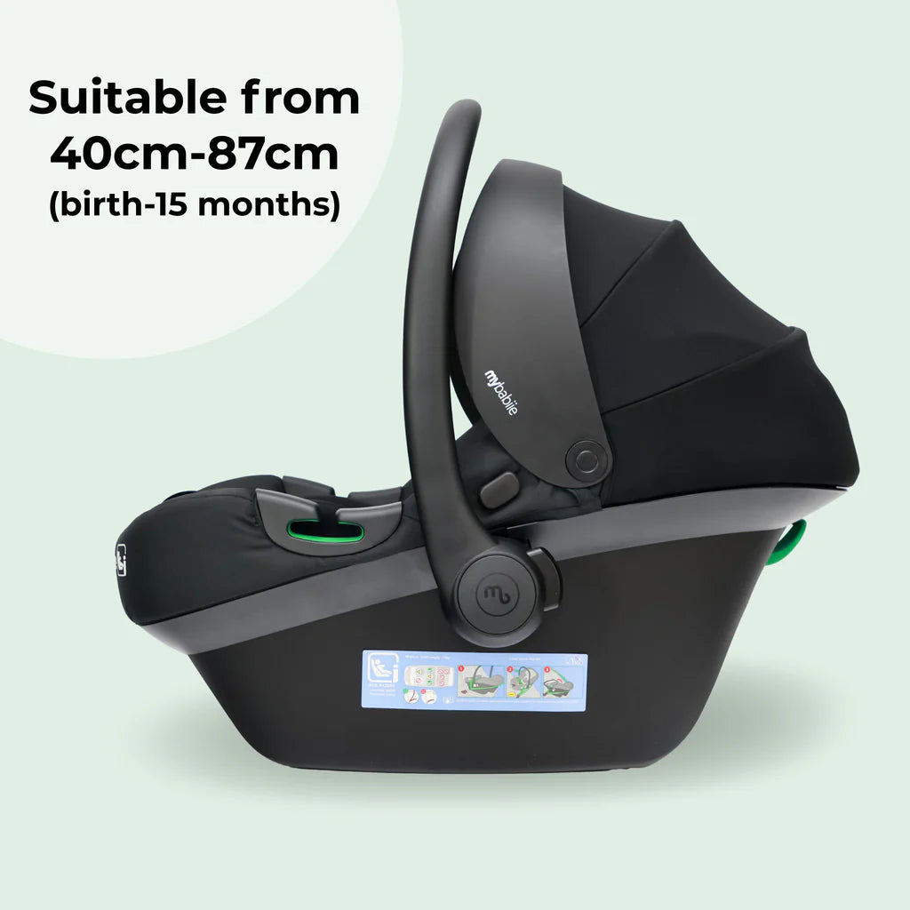 My Babiie MBCS01 i-Size Infant Carrier Car Seat - Black