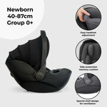 My Babiie MB450 Luxe Travel System - Feather
