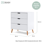 Obaby Maya 2 Piece Room Set - White/Natural