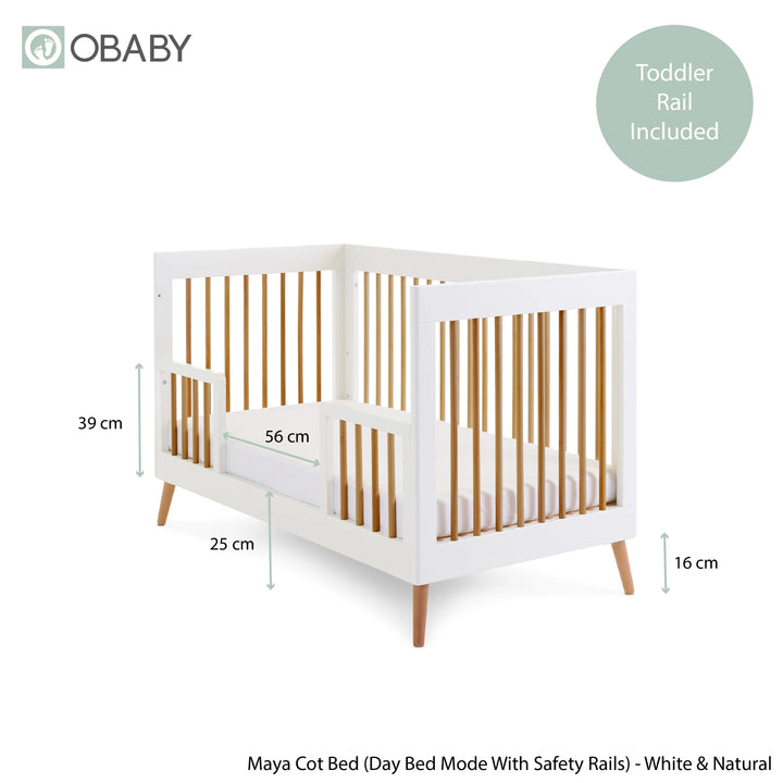 Obaby Maya 2 Piece Room Set - White/Natural