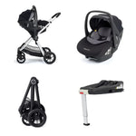 Babymore Memore V2 Travel System 13 Piece Pecan i-Size – Black