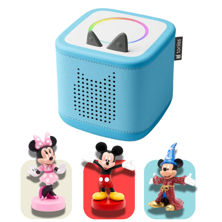 tonies Mickey & Friends Bundle – toniebox 2 Gift Set (Choose Your Box Colour)