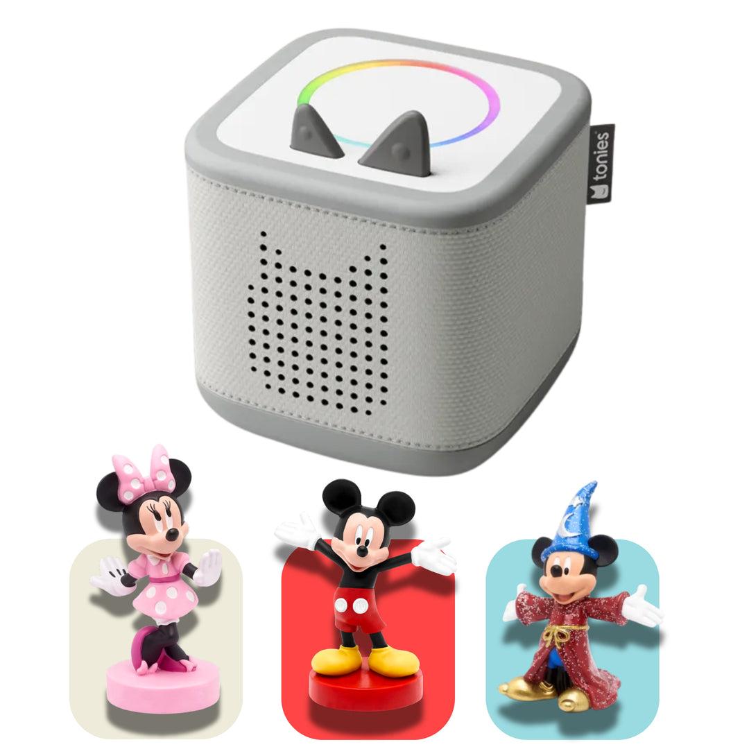 tonies Mickey & Friends Bundle – toniebox 2 Gift Set (Choose Your Box Colour)