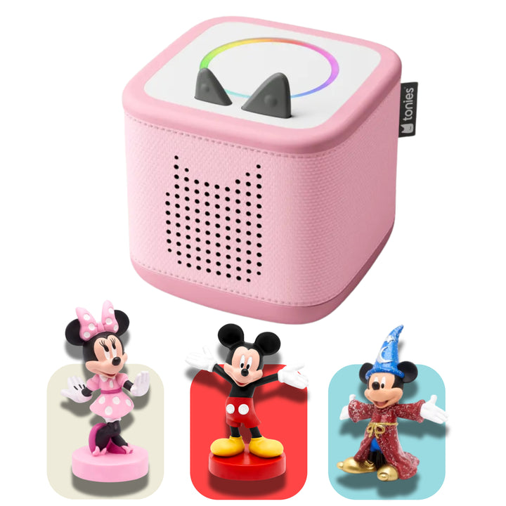 tonies Mickey & Friends Bundle – toniebox 2 Gift Set (Choose Your Box Colour)