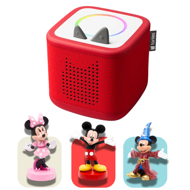 tonies Mickey & Friends Bundle – toniebox 2 Gift Set (Choose Your Box Colour)