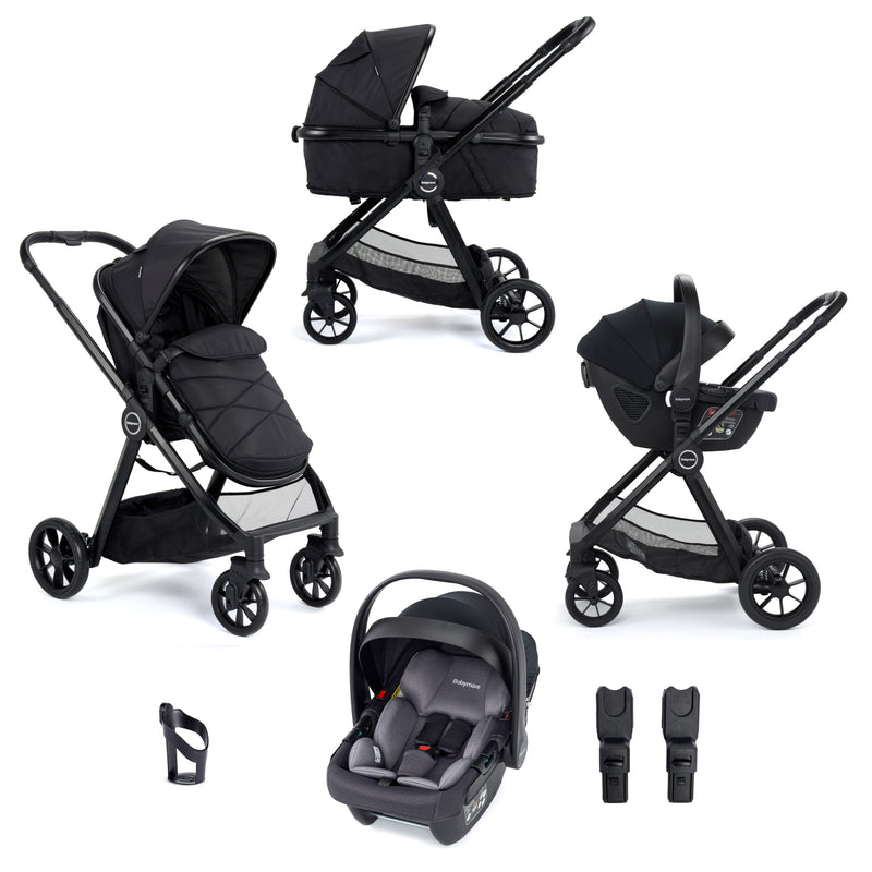 Babymore Mimi Travel System Coco i-Size Car Seat – Black