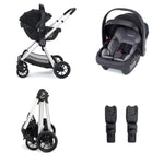 Babymore Mimi Travel System Coco i-Size Car Seat – Silver
