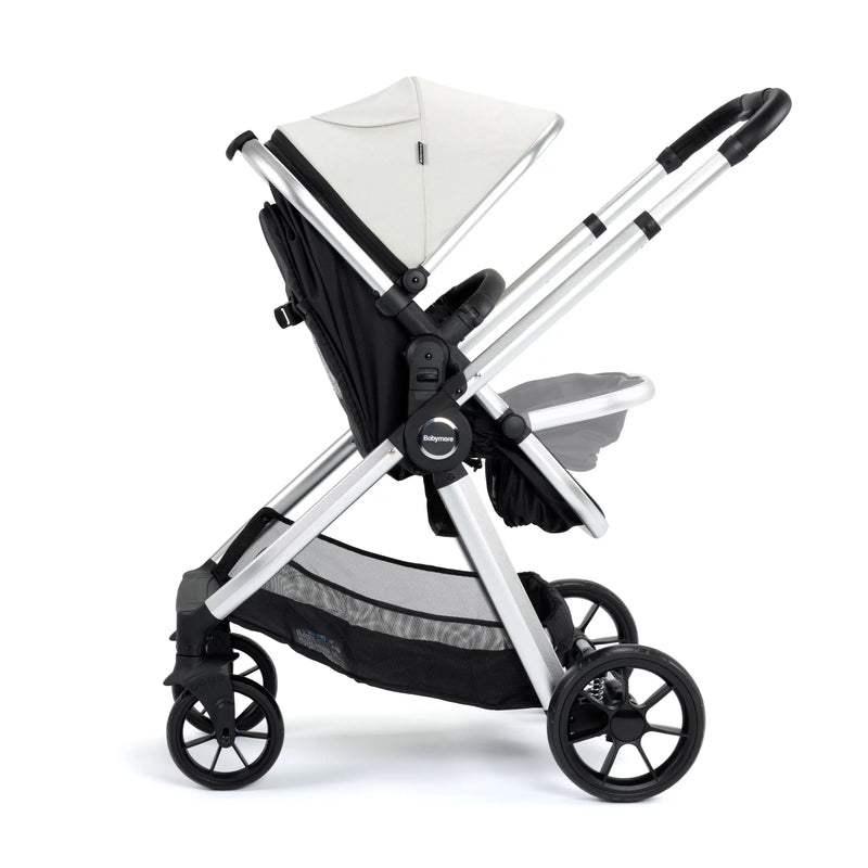 Babymore Mimi Travel System Coco i-Size Car Seat – Silver