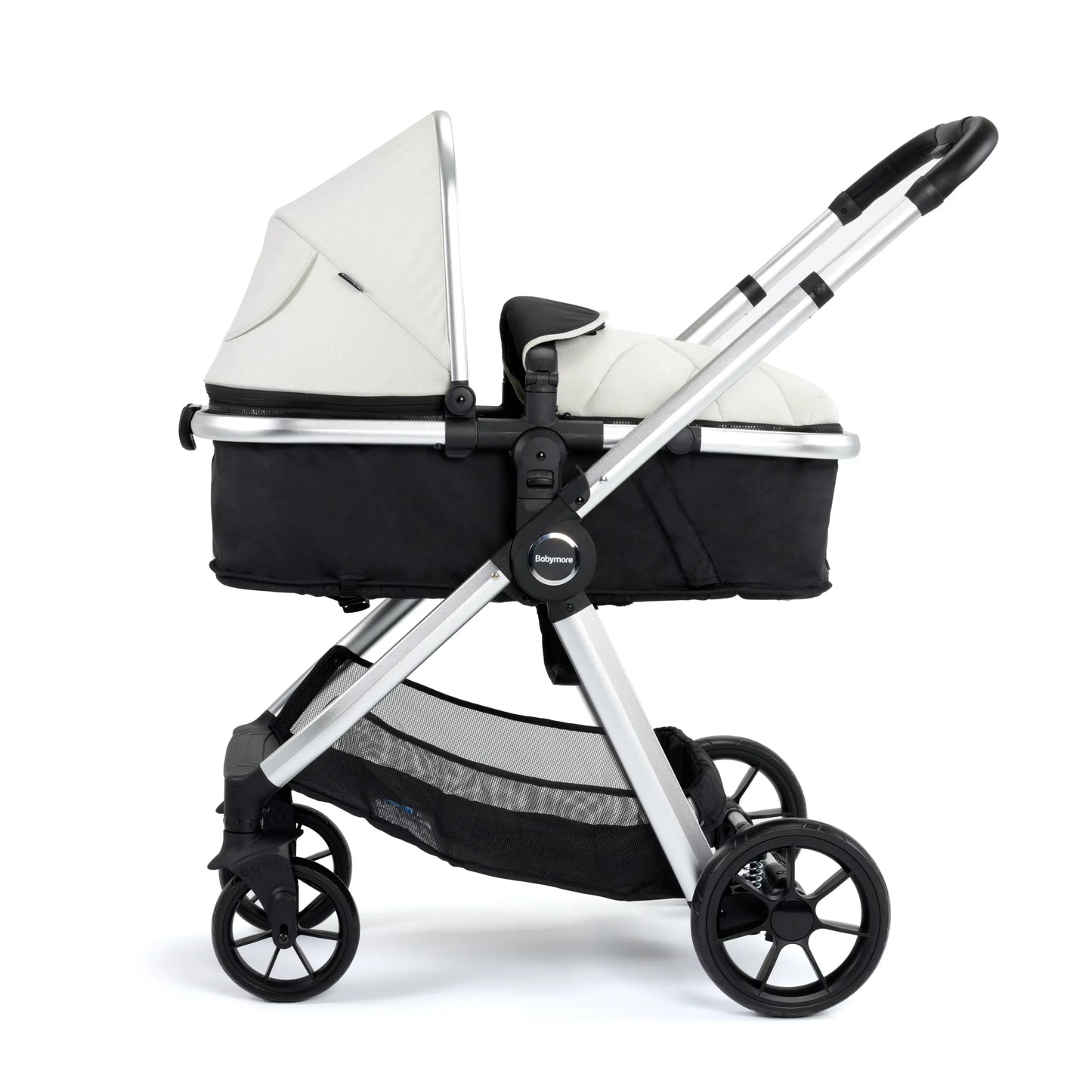Babymore Mimi Travel System Coco i-Size Car Seat – Silver