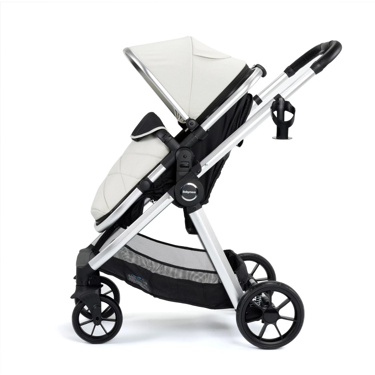Babymore Mimi Travel System Coco i-Size Car Seat – Silver