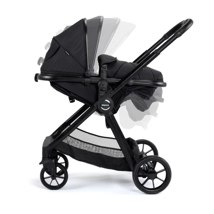 Babymore Mimi 2 in 1 Pram Pushchair – Black