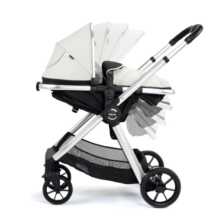 Babymore Mimi 2 in 1 Pram Pushchair – Silver