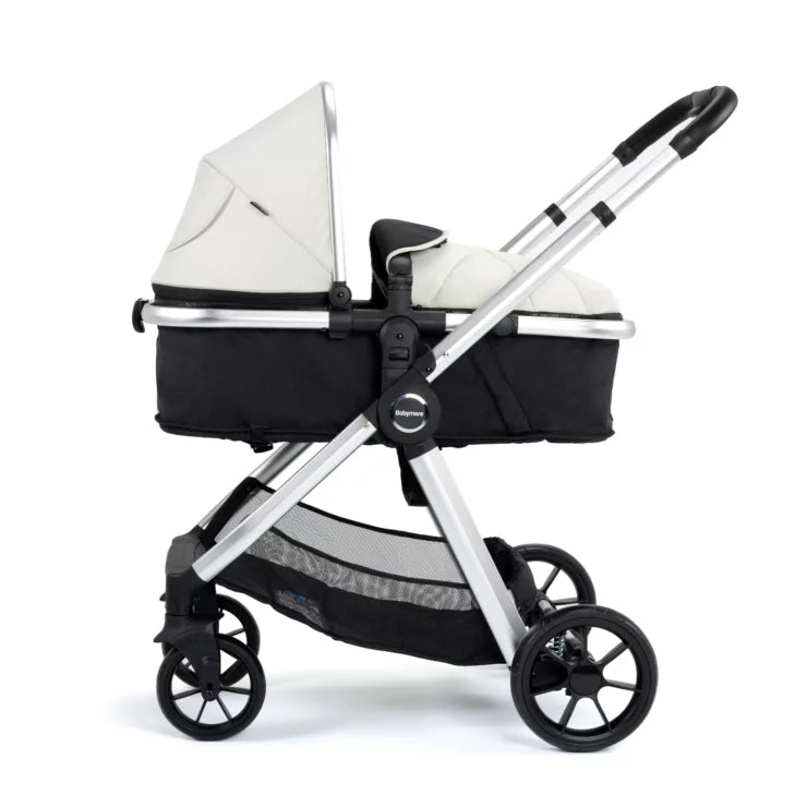 Babymore Mimi 2 in 1 Pram Pushchair – Silver