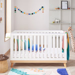 Babymore Mona 2 Piece Nursery Room Set – White