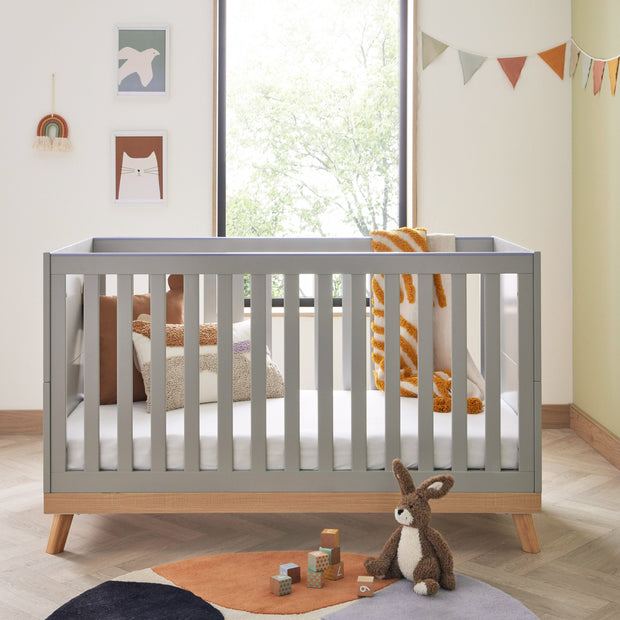 Babymore Mona 3 Piece Nursery Room Set – Grey