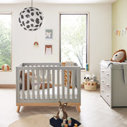 Babymore Mona Mini 2 Piece Nursery Room Set – Grey