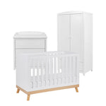 Babymore Mona Mini 3 Piece Nursery Room Set – White