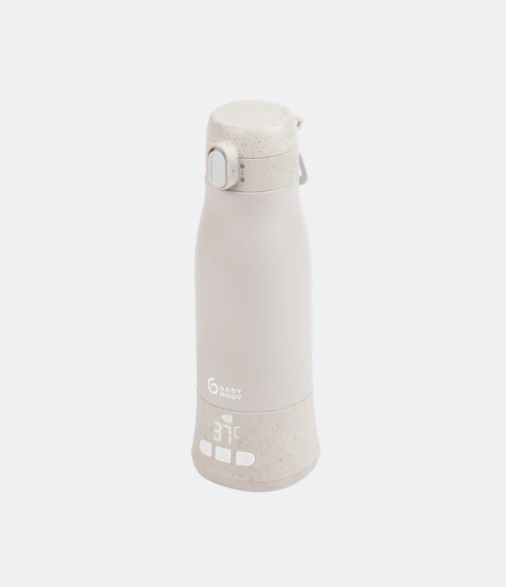 Babymoov MOOV & FEED Rechargeable Bottle Warmer - Mineral Beige