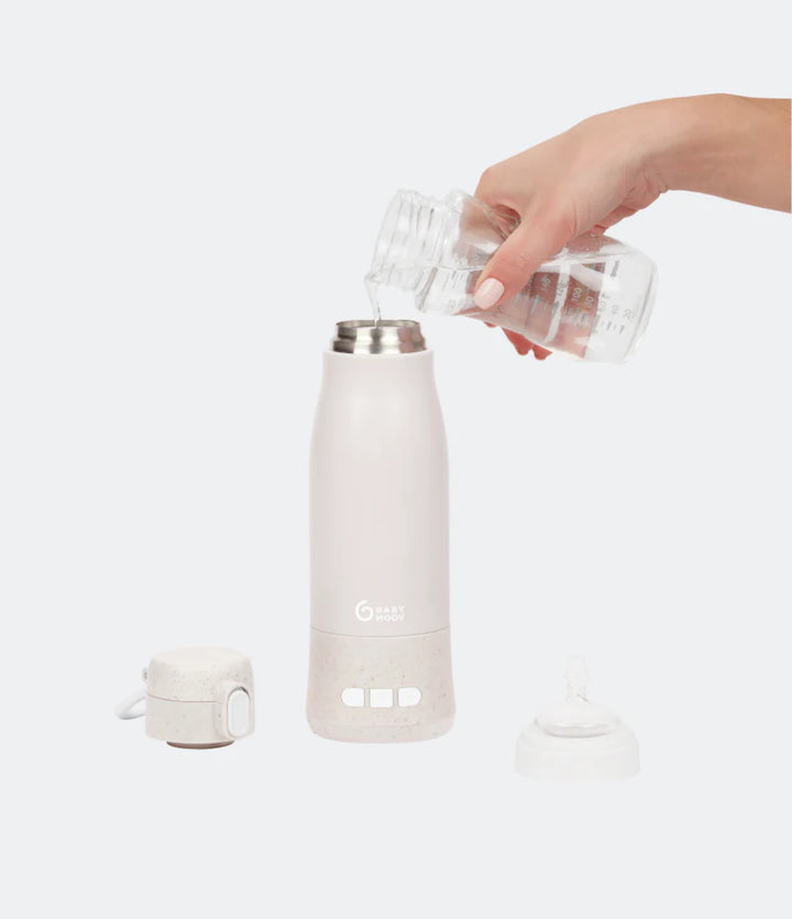 Babymoov MOOV & FEED Rechargeable Bottle Warmer - Mineral Beige