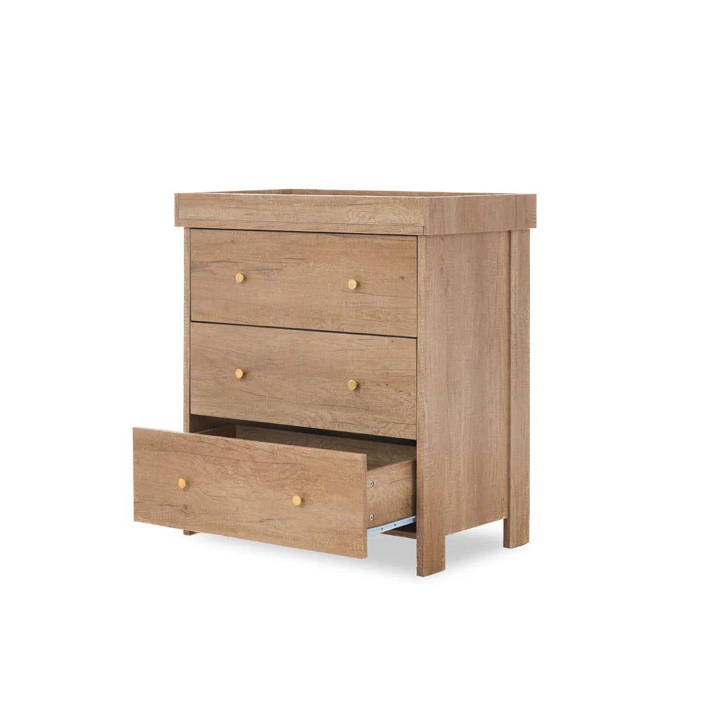 Obaby Nika 3 Piece Room Set - Oak