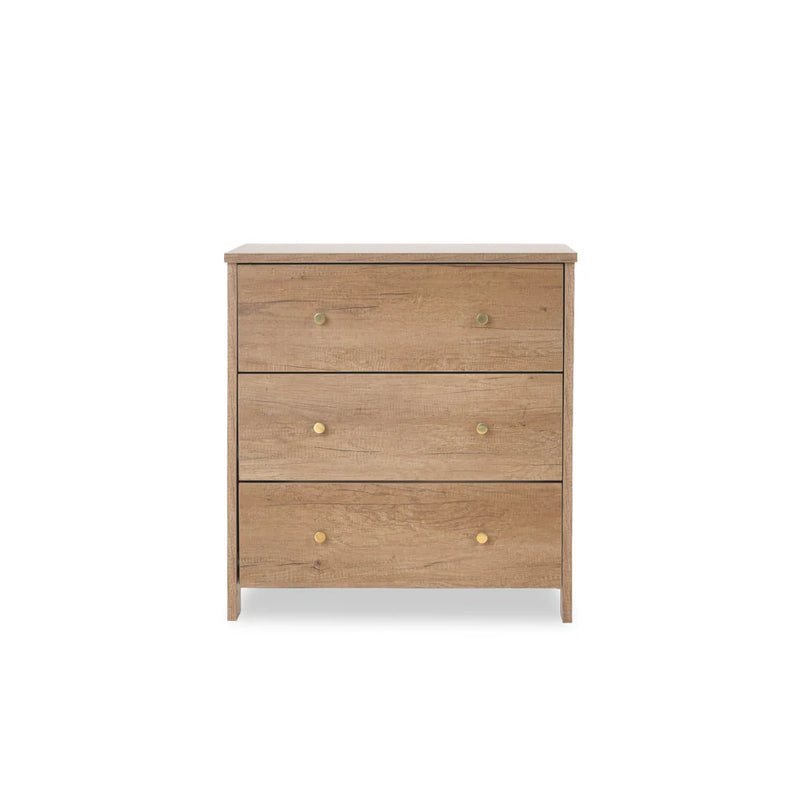 Obaby Nika 3 Piece Room Set - Oak