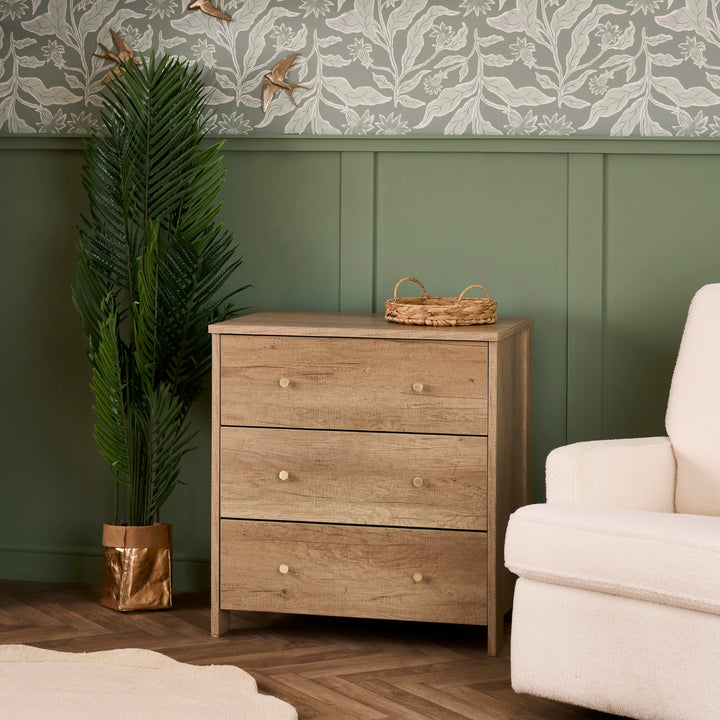 Obaby Nika 3 Piece Room Set - Oak