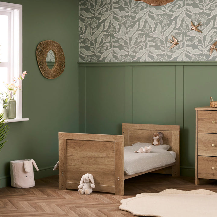 Obaby Nika 3 Piece Room Set - Oak