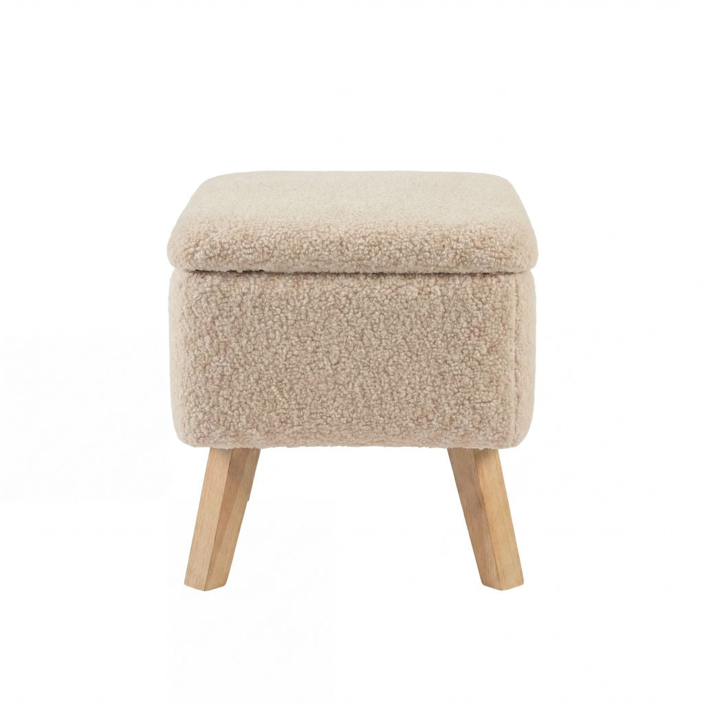Bebe & Beyond Soother Nursing Chair + Stool – Boucle Collection Oat