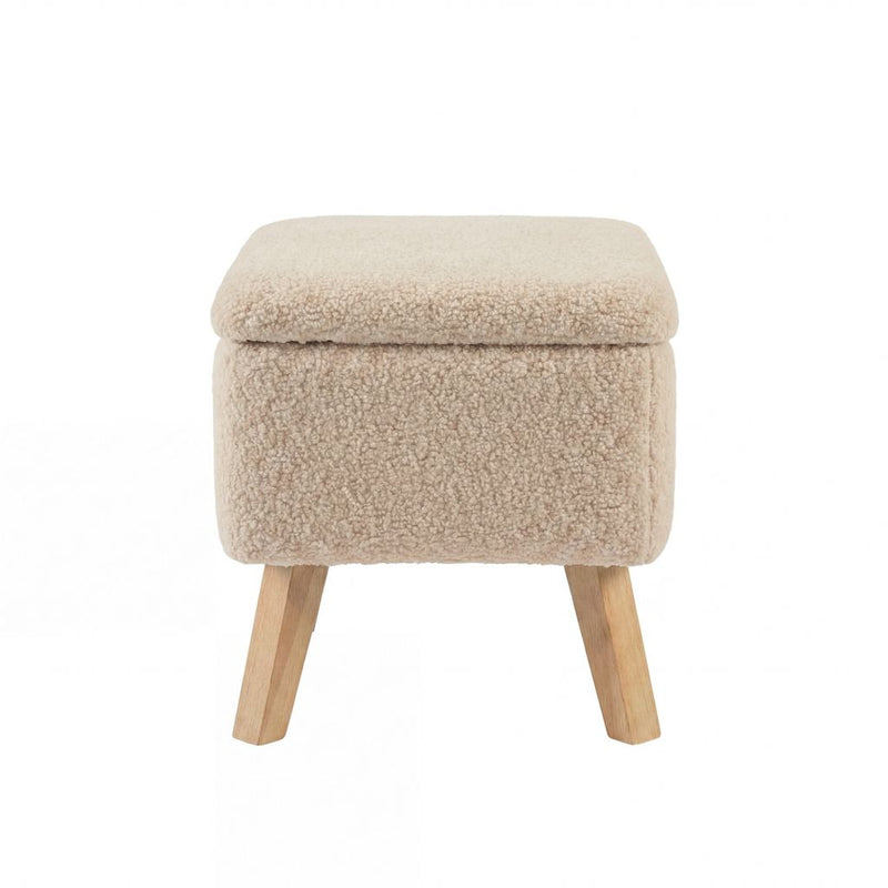Bebe & Beyond Soother Nursing Chair + Stool – Boucle Collection Oat