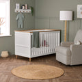 Obaby Orla Cot Bed - White with Oak