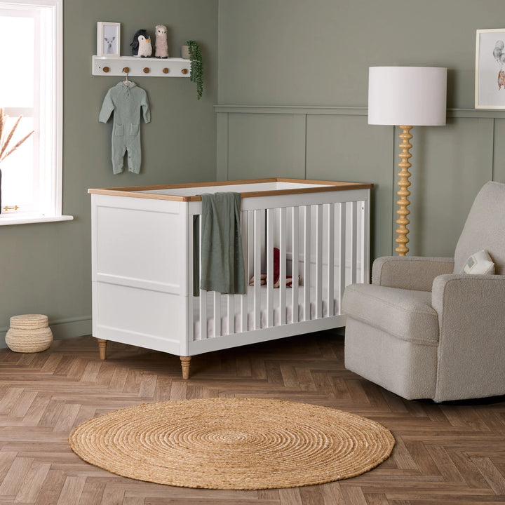 Obaby Orla 3 Piece Room Set - White with Oak