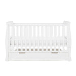 Obaby Stamford Classic Sleigh Cot Bed - White