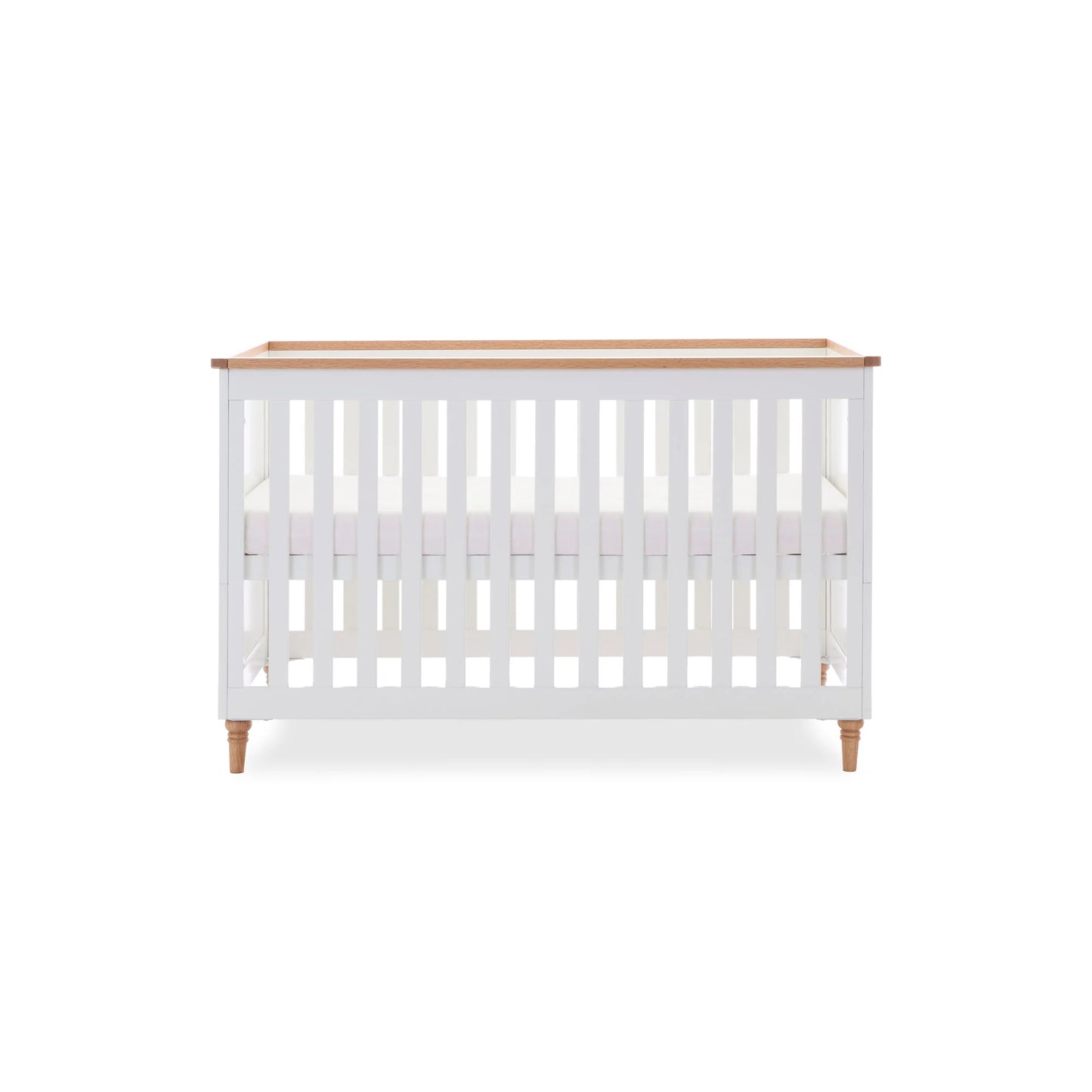 Obaby Orla Cot Bed - White with Oak