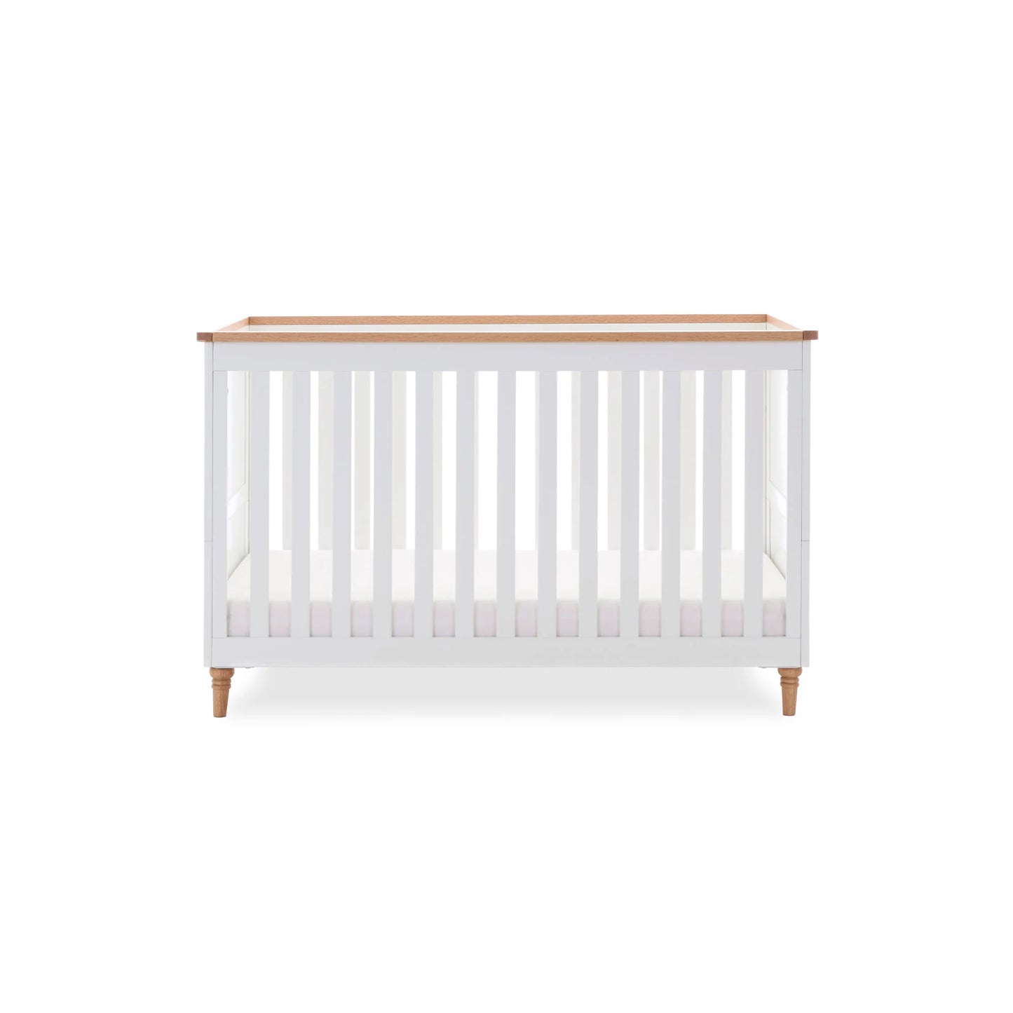 Obaby Orla Cot Bed - White with Oak
