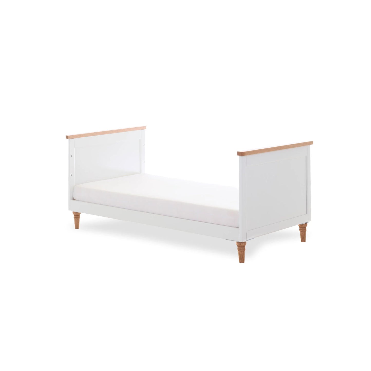 Obaby Orla Cot Bed - White with Oak
