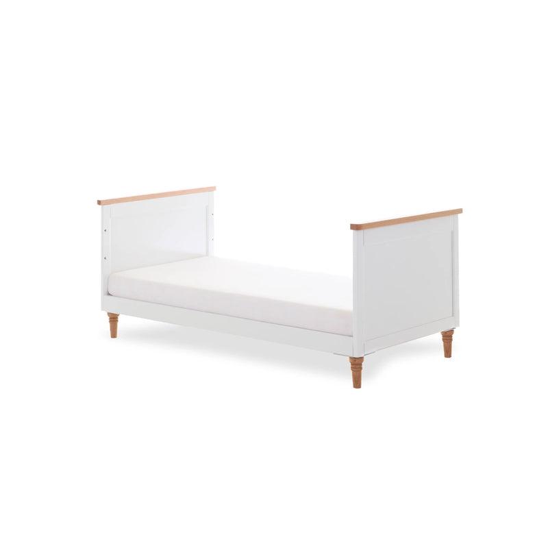 Obaby Orla Cot Bed - White with Oak