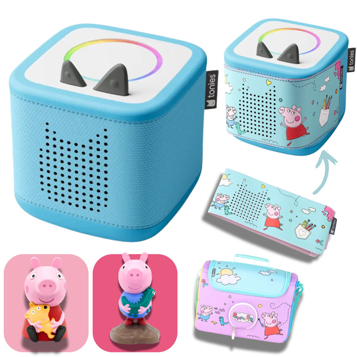 tonies Peppa Pig Bundle – toniebox 2 Gift Set (Choose Your Box Colour)