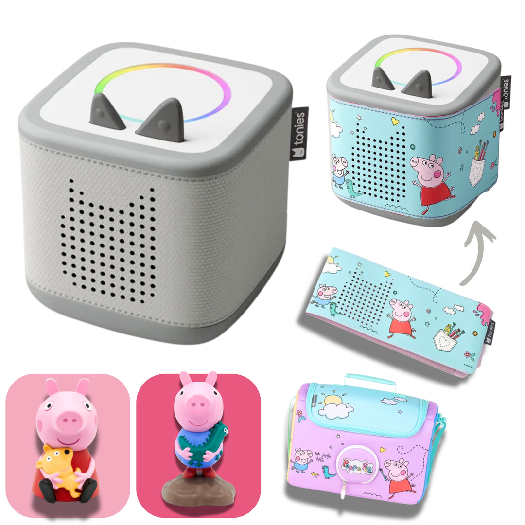 tonies Peppa Pig Bundle – toniebox 2 Gift Set (Choose Your Box Colour)