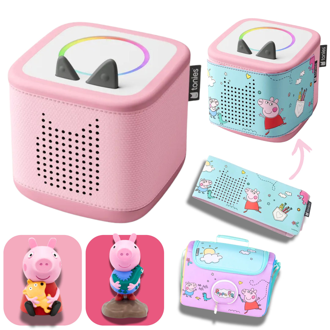 tonies Peppa Pig Bundle – toniebox 2 Gift Set (Choose Your Box Colour)