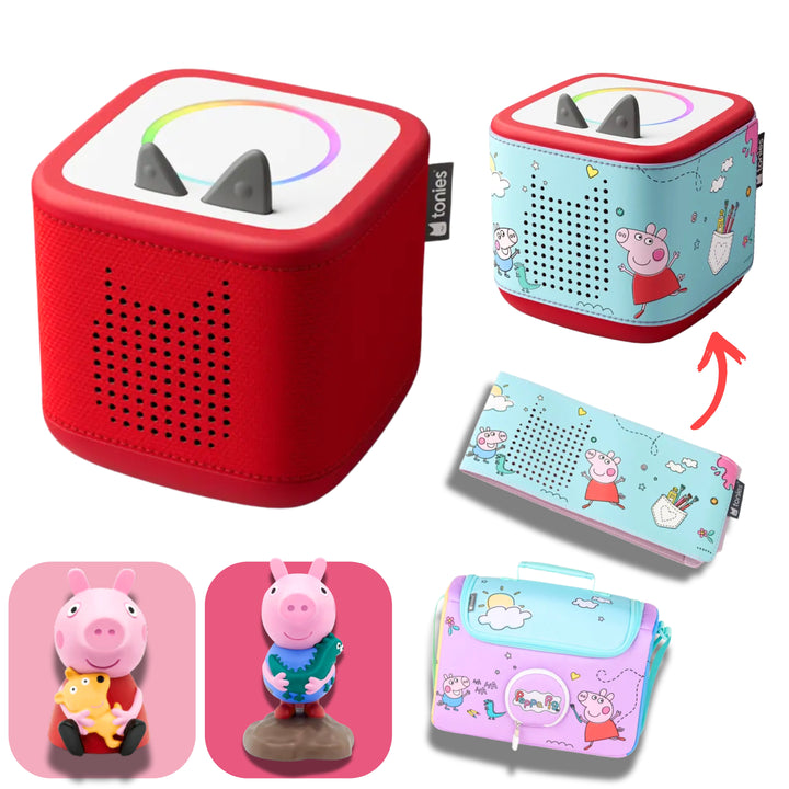 tonies Peppa Pig Bundle – toniebox 2 Gift Set (Choose Your Box Colour)