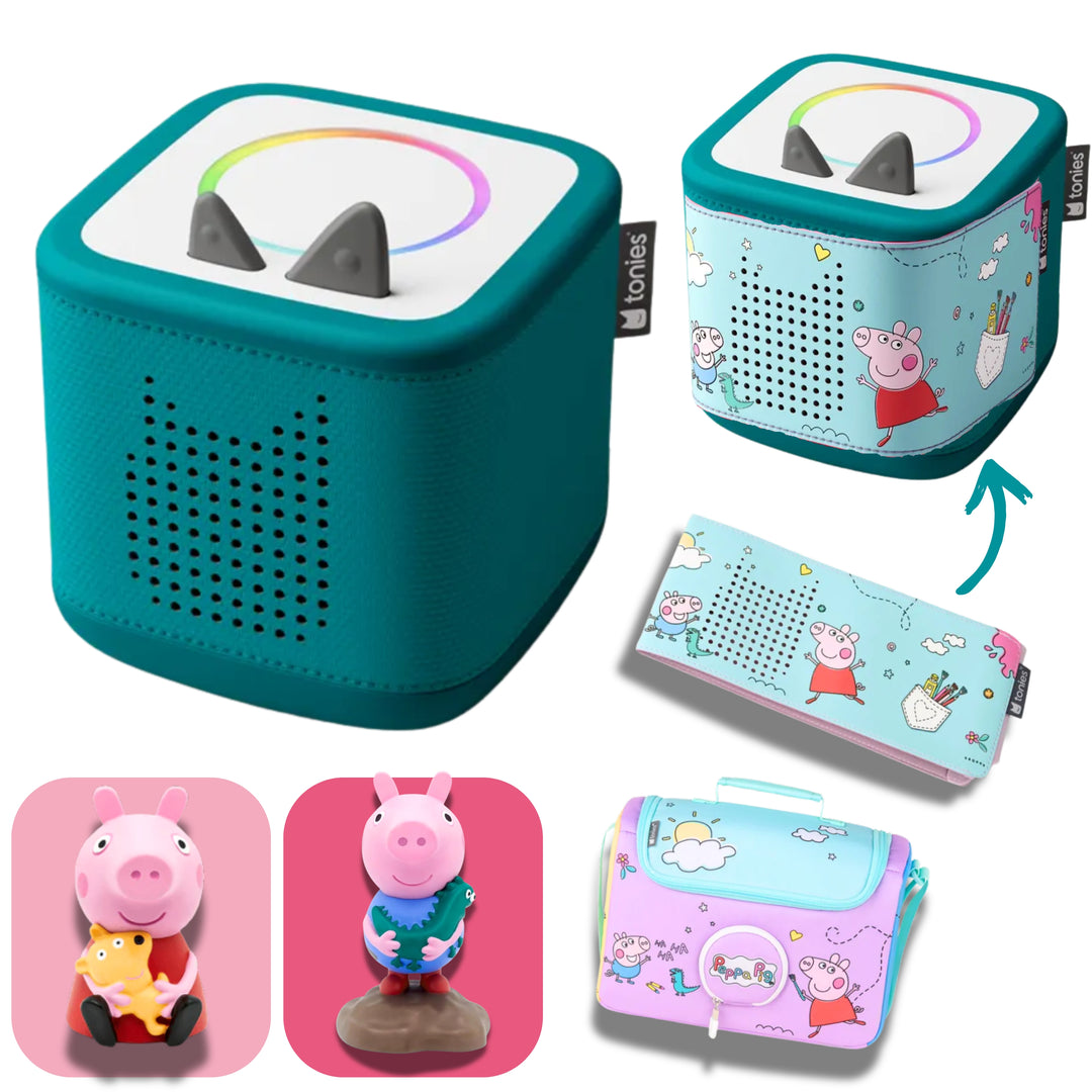tonies Peppa Pig Bundle – toniebox 2 Gift Set (Choose Your Box Colour)