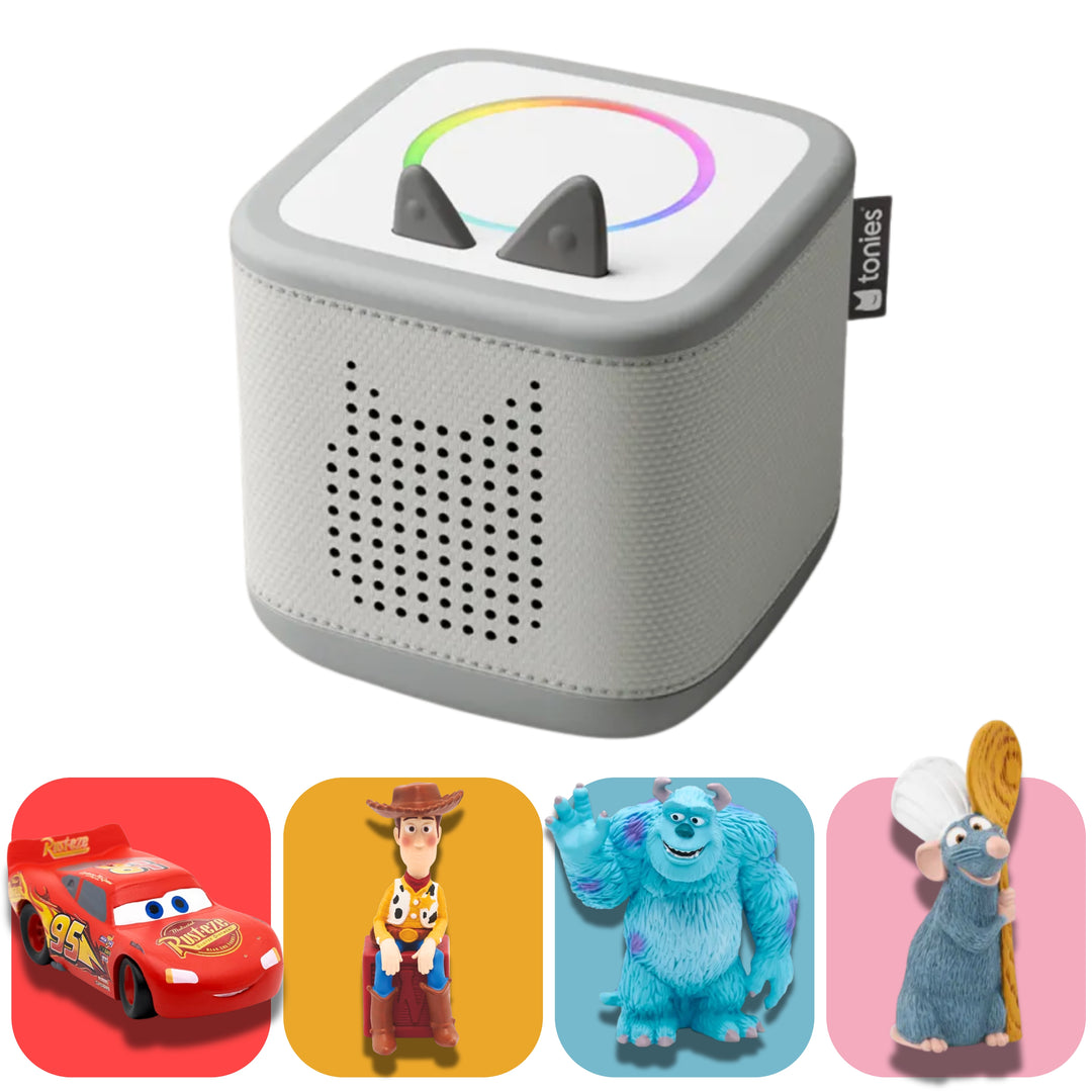 tonies Disney Pixar Bundle – toniebox 2 Gift Set (Choose Your Box Colour)