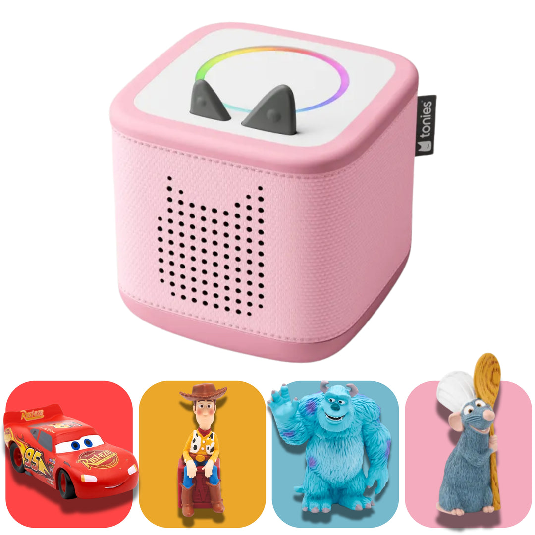 tonies Disney Pixar Bundle – toniebox 2 Gift Set (Choose Your Box Colour)