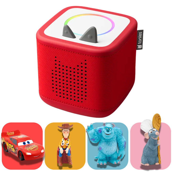 tonies Disney Pixar Bundle – toniebox 2 Gift Set (Choose Your Box Colour)
