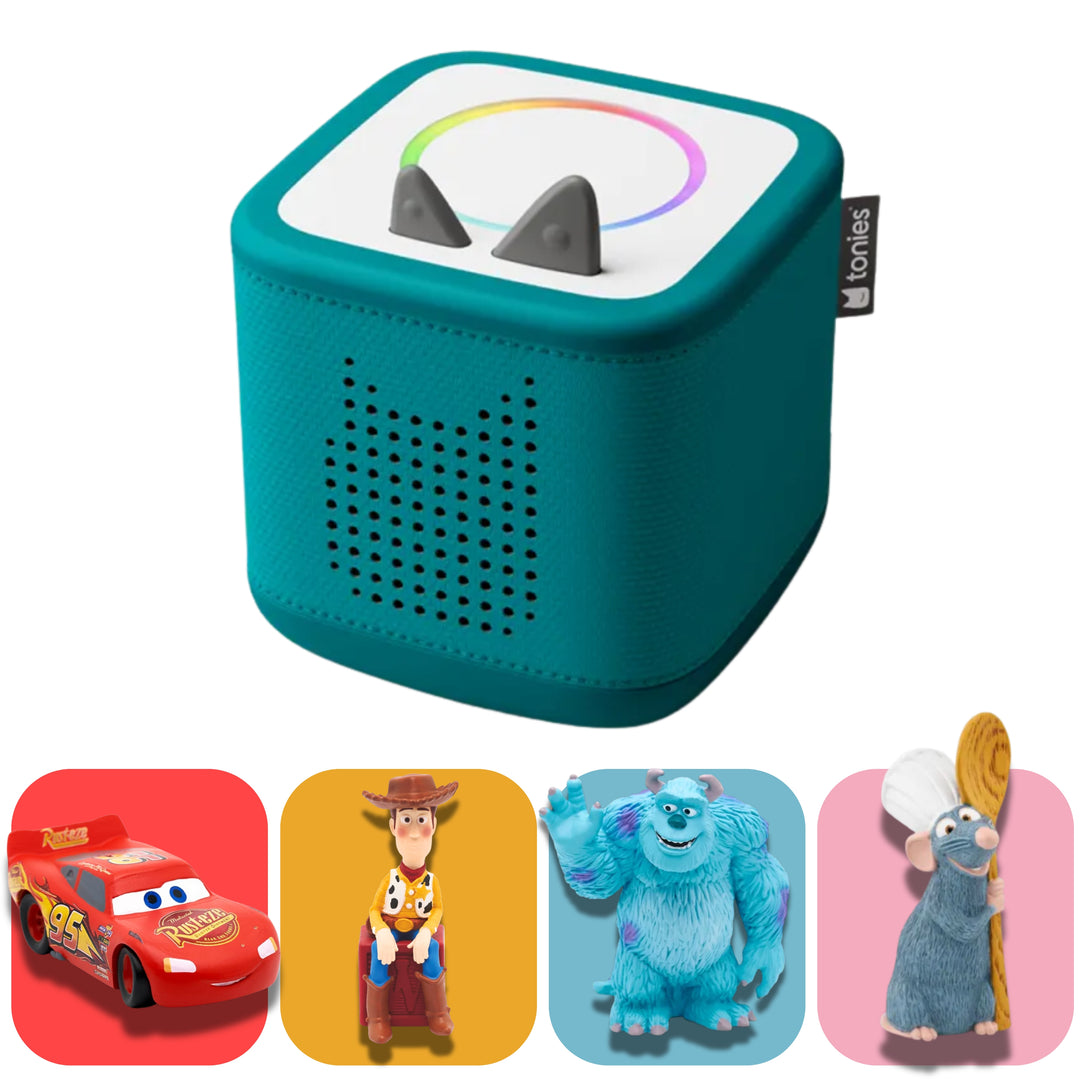 tonies Disney Pixar Bundle – toniebox 2 Gift Set (Choose Your Box Colour)