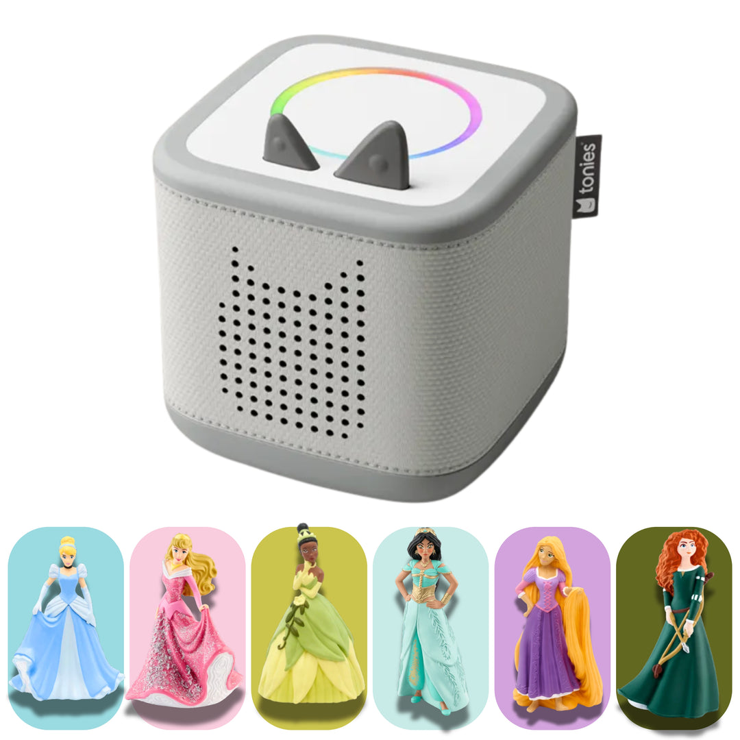 tonies Ultimate Disney Princess Bundle – toniebox 2 Gift Set (Choose Your Box Colour)