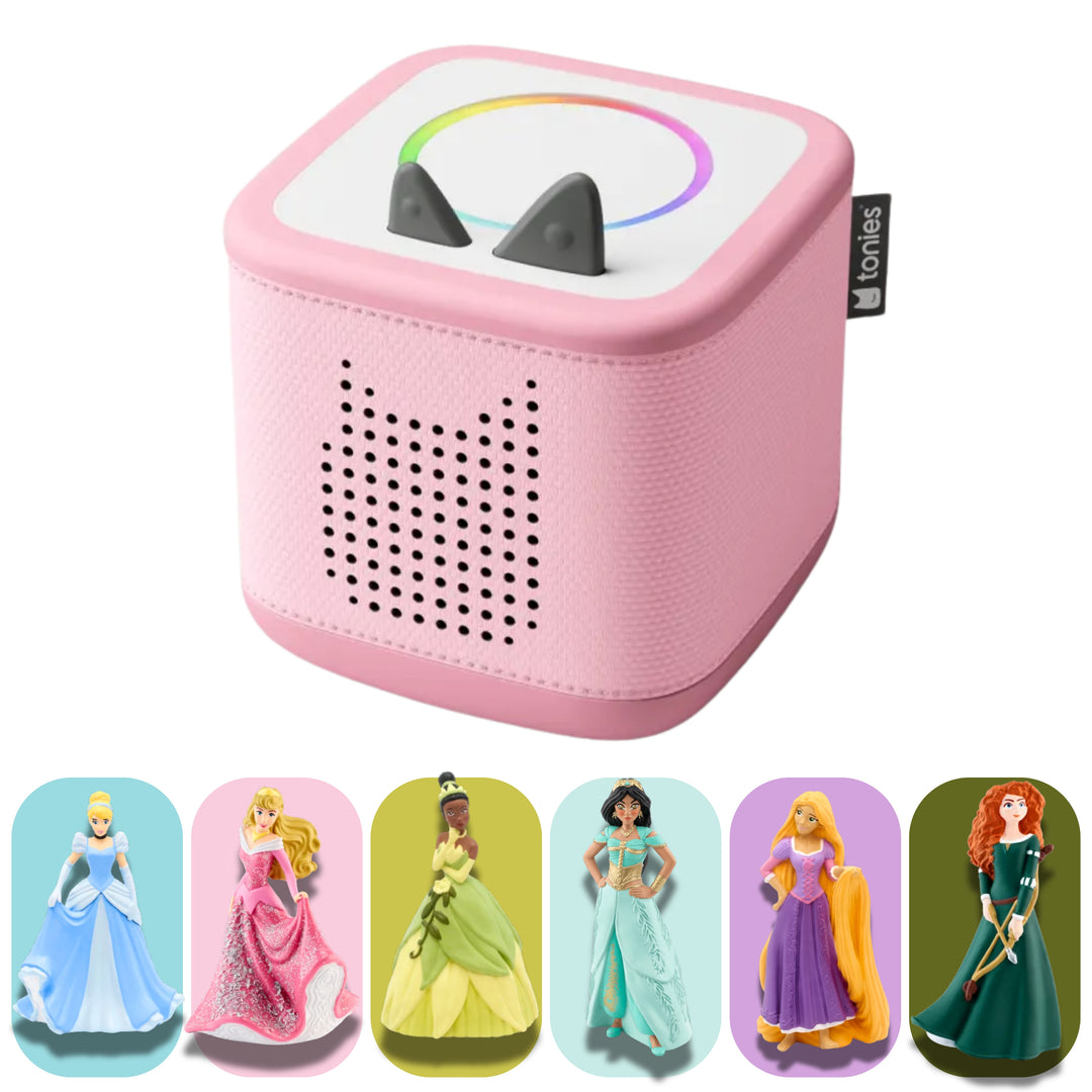 tonies Ultimate Disney Princess Bundle – toniebox 2 Gift Set (Choose Your Box Colour)
